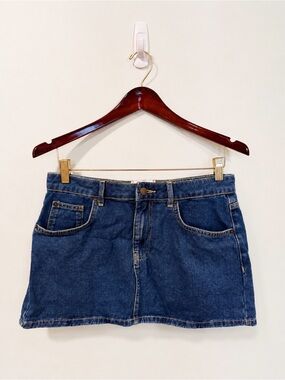 BDG Urban Outfitters Denim Mini Skirt Medium Blue 100% Cotton